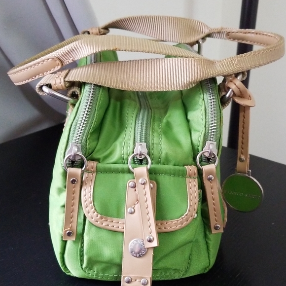 Franco Sarto Green Nylon Purse Handbag - Picture 2 of 12